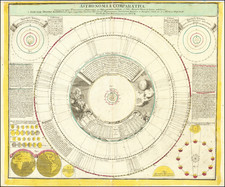 California as an Island and Celestial Maps Map By Johann Gabriele Doppelmayr