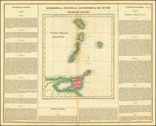 Geographical, Statistical and Historical Map of The Windward Islands By Henry Charles Carey  &  Isaac Lea