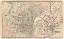 New England Map By O.W. Gray