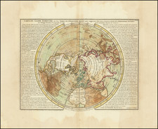 Carte du Globe Terrestre ou les Terres de L'Hemisphere Merid. . . . 