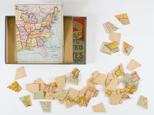 United States and Curiosities Map By McLoughlin Brothers