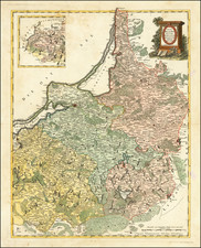 Poland and Baltic Countries Map By Franz Ludwig Gussefeld