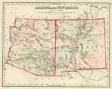 Southwest Map By O.W. Gray