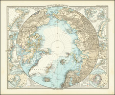 Polar Maps Map By Adolf Stieler