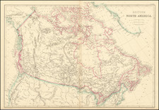 Canada Map By Blackie & Son / J. W. Lowry