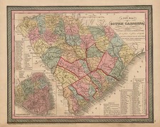 Southeast Map By Thomas, Cowperthwait & Co.