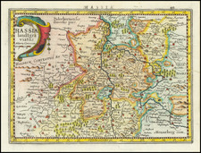 Mitteldeutschland Map By Petrus Kaerius