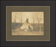 Plains, Portraits & People, Photographs and Native American & Indigenous Map By Anonymous