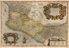 Mexico Map By Abraham Ortelius