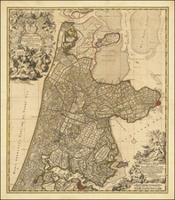 Netherlands Map By Nicolaes Visscher II