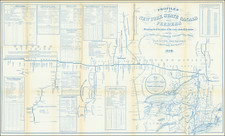 New York State Map By S. H. Sweet