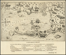 Massachusetts Map By Samuel de Champlain