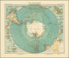 Polar Maps Map By Adolf Stieler
