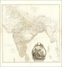 India Map By John Rennell