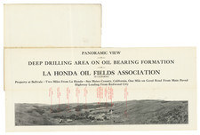 San Francisco & Bay Area and Geological Map By La Honda Oil Fields Association