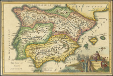 Spain Map By Isaac Basire