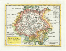 Germany Map By Herman Moll