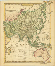 Asia and Australia Map By Robert Wilkinson