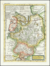 Russia, Baltic Countries and Scandinavia Map By Herman Moll