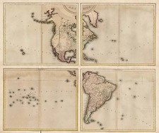 South America and America Map By Daniel Lizars