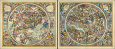 Celestial Maps Map By Andreas Cellarius