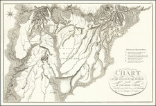 South, Alabama and Mississippi Map By Georges Henri Victor Collot