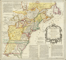 United States Map By Thomas Jefferys