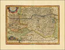 Austriae Descrip. Par Wolfganum Lazium By Abraham Ortelius