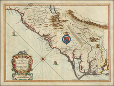 Southeast, North Carolina and South Carolina Map By John Speed