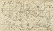 Florida, South, Texas and Caribbean Map By Thomas Page  &  Robert Mount