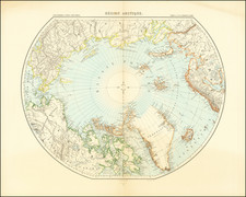 Polar Maps Map By Louis Vivien de Saint-Martin