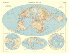 World Map By The Times / John Bartholomew