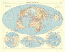 World Map By The Times / John Bartholomew