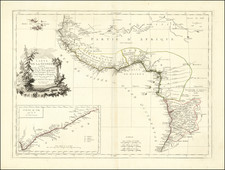Carte de la Guinée contenant les Isles du Cap Verd, le Senegal, la Côte de Guinée proprement dite les Royaumes de Loango, Congo, Angola et Benguela, avec les Pays voisins autant qu ils sont connus.