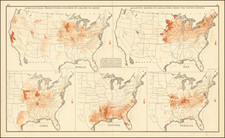 United States Map By A. T. Andreas