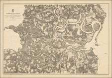 Virginia and Civil War Map By U.S. War Department