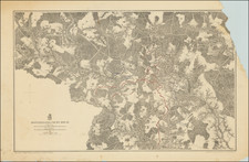 Virginia and Civil War Map By Julius Bien & Co.