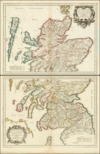Scotland Map By Nicolas Sanson