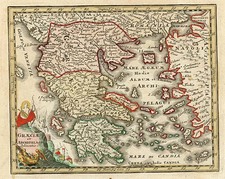 Europe, Turkey, Balearic Islands and Greece Map By Adam Friedrich Zurner / Johann Christoph Weigel