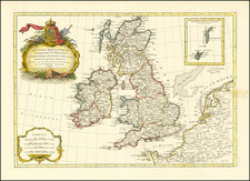 British Isles Map By Jean Janvier