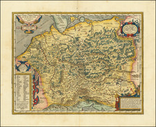 Poland and Germany Map By Abraham Ortelius