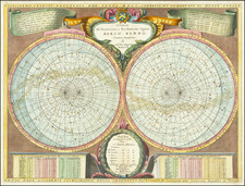 Celestial Maps Map By Vincenzo Maria Coronelli