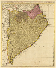 Catalonia Map By Gerard & Leonard Valk