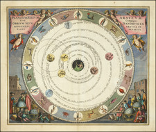 Celestial Maps Map By Andreas Cellarius