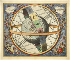 World and Celestial Maps Map By Andreas Cellarius