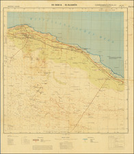 North Africa and World War II Map By General Staff of the German Army