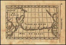 Pacific Ocean and California Map By Thomas Campanius Holm