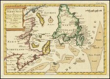 Eastern Canada Map By Herman Moll