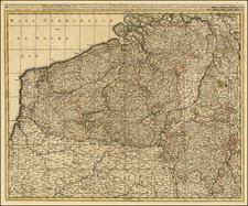 Belgium Map By Gerard & Leonard Valk