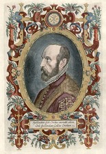 Portraits & People Map By Abraham Ortelius